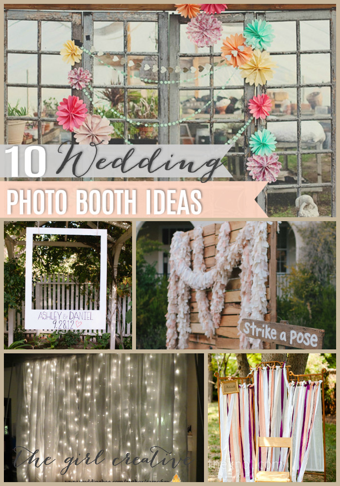 Photo Booth Diy
 10 DIY Wedding Booths The Girl Creative