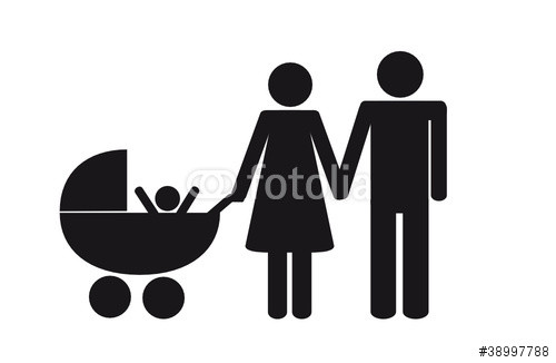Piktogramm Hochzeit
 "piktogramm familie mit baby" Stockfotos und lizenzfreie