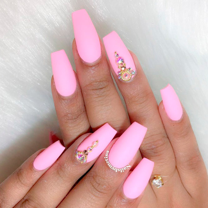 Pinke Nageldesign
 Stunning Pink Nail Designs