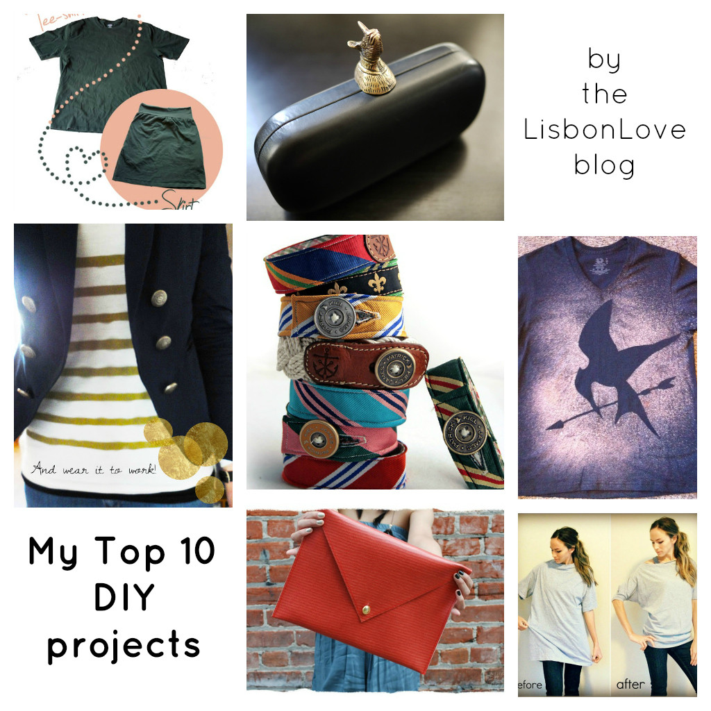 Pinterest Diy Clothes
 My Top 10 DIY fashion projects and Pinterest