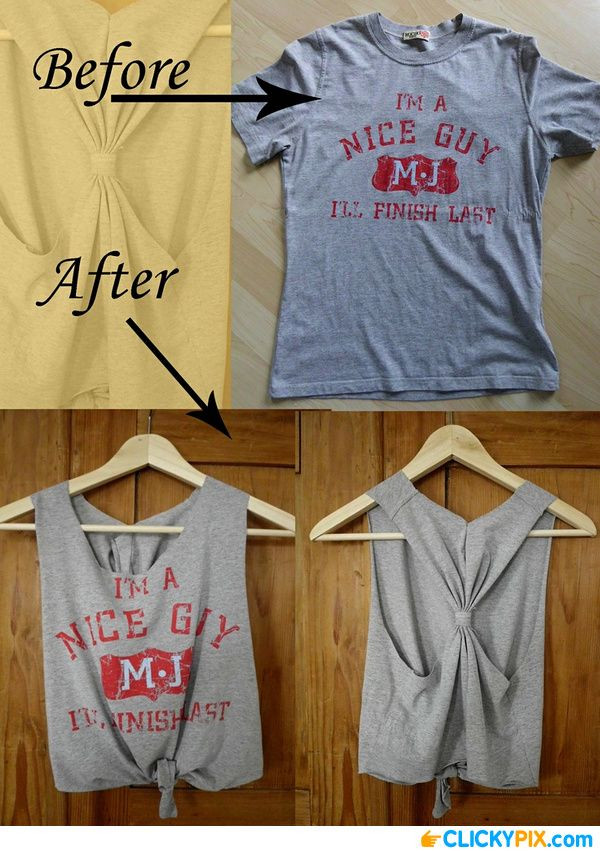 Pinterest Diy Clothes
 13 DIY Clothing Refashion Ideas with Picture Instructions