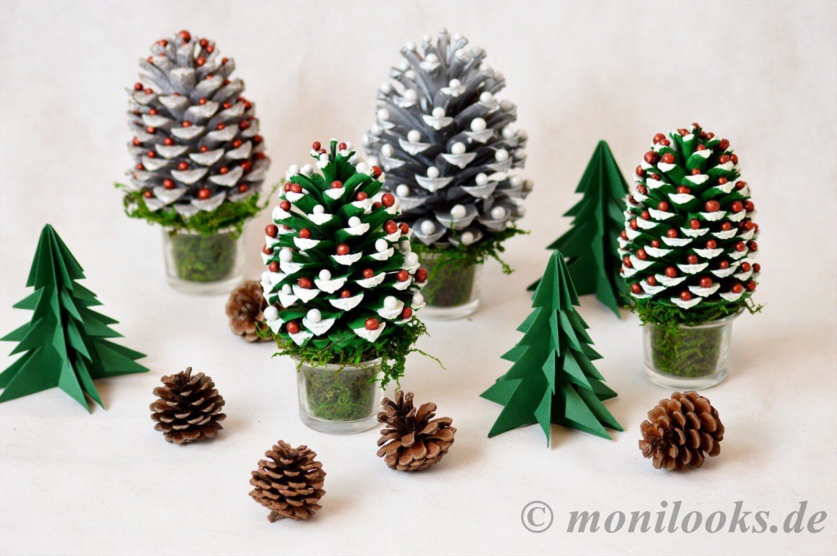 Pinterest Diy Weihnachten
 DIY Weihnachtsdeko Basteln mit Tannenzapfen