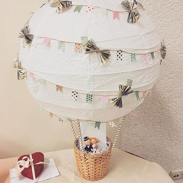 Pinterest Hochzeit Geschenke
 Rückmeldung & Bastelanleitung Heißluftballon als