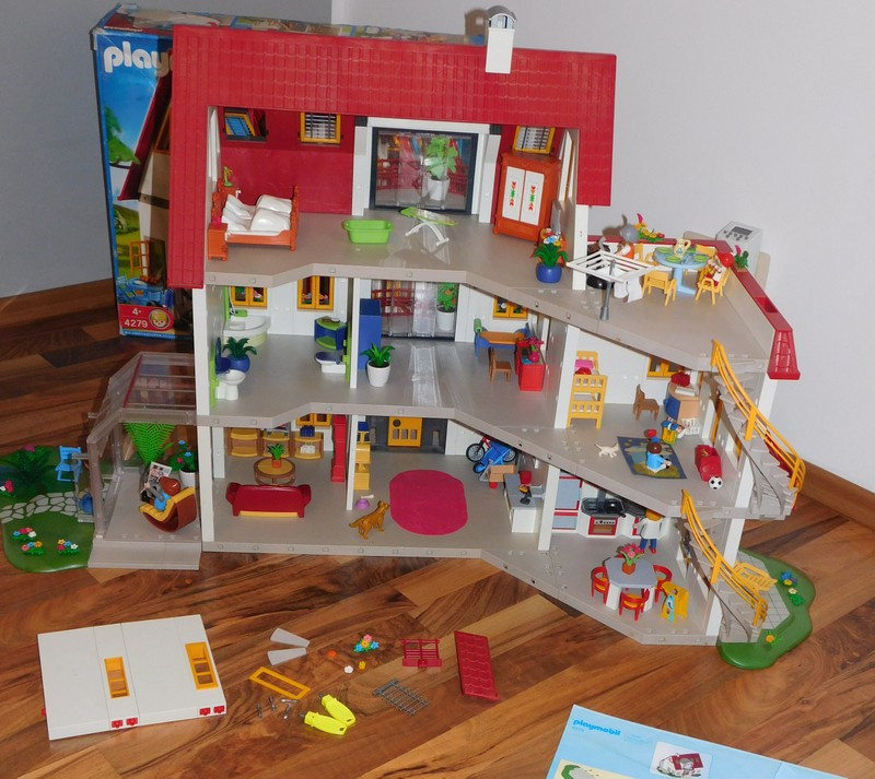 Playmobil Haus Amazon
 Playmobil Wohnhaus 4279 inkl aller Erweiterungen A B C