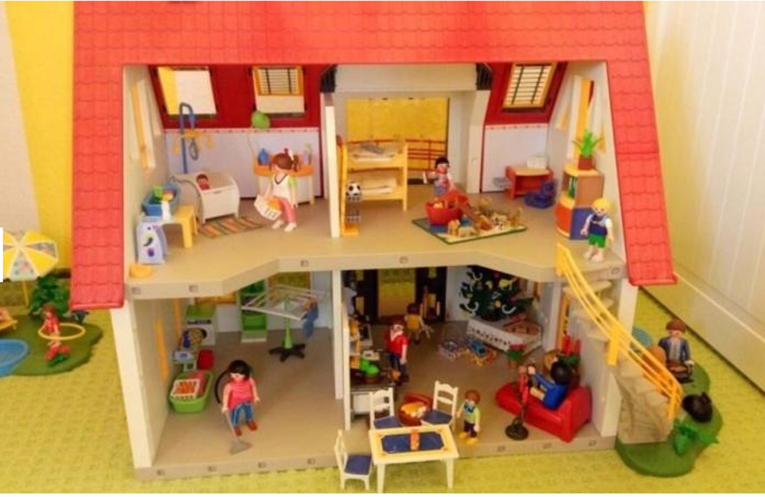 Playmobil Haus Amazon
 Gebraucht Playmobil Haus komplett eingerichtet in