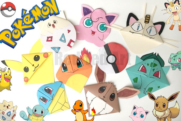 Pokemon Go Plus Diy
 Pokemon Go Bookmark Corners 8 of the favourite Pokemon