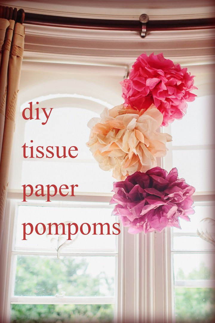 Pompoms Diy
 DIY Tissue Paper Pom Poms