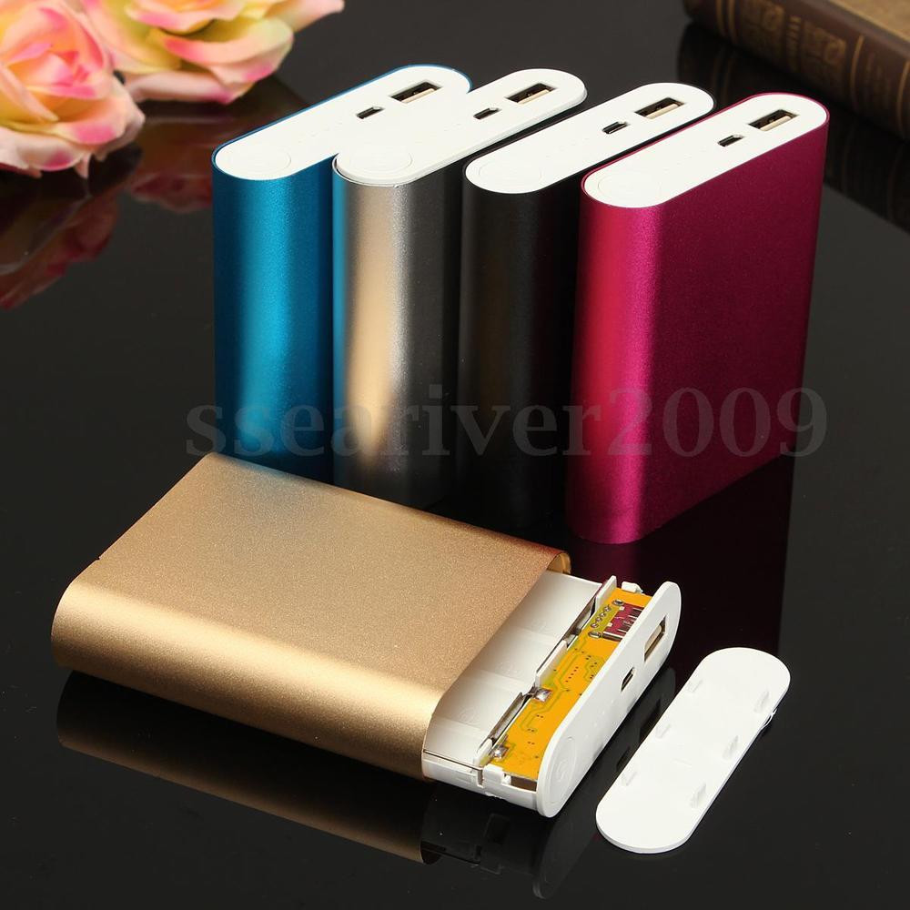 Powerbank Diy
 5V 2 1A USB Power Bank Case Kit 4X Battery Charger