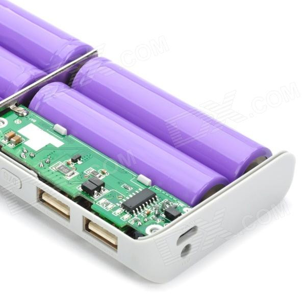 Powerbank Diy
 DIY Universal Portable mAh Dual USB Power Bank w