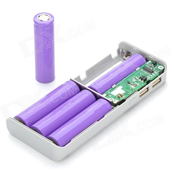 Powerbank Diy
 DIY Universal Portable mAh Dual USB Power Bank w