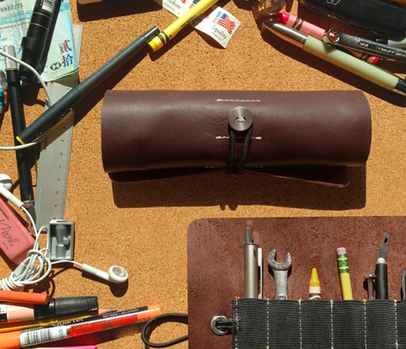 Praktische Geschenke Für Männer
 Ledr Werkzeugrolle Geschenk für Handwerker Heimwerker