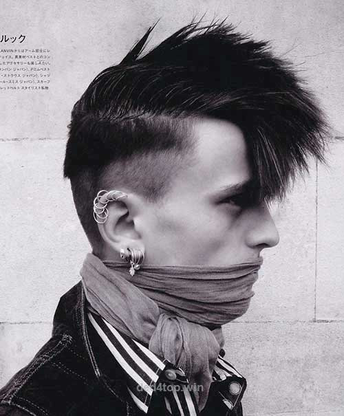 Punk Frisuren Männer
 Coole Punk Frisuren für Rebel Jungs Trend Frisuren Stil