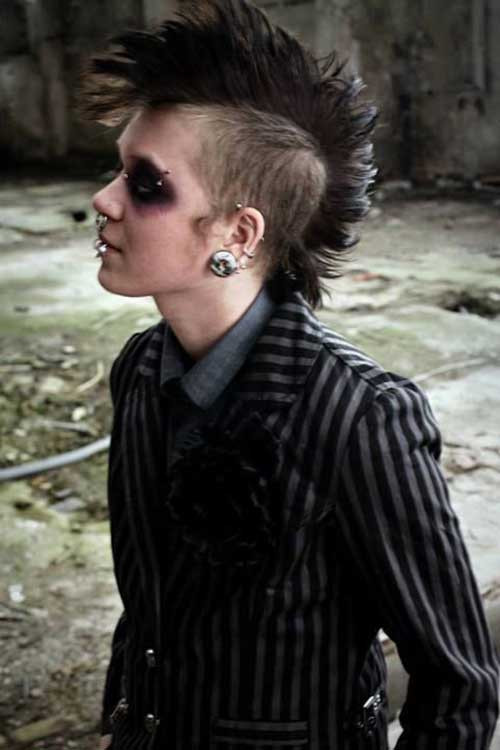 Punk Frisuren Männer
 Coole Punk Frisuren für Rebel Jungs Trend Frisuren Stil