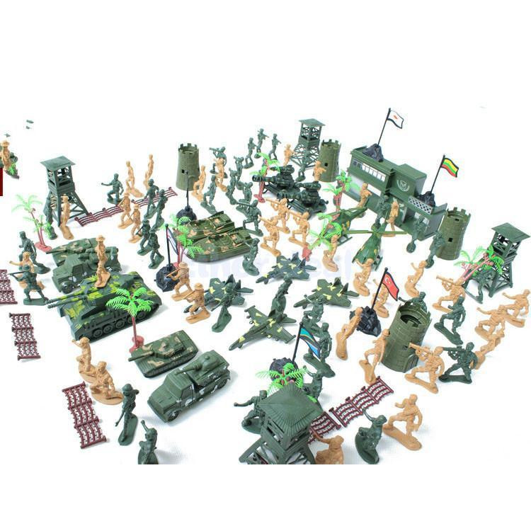 Qvc Spielzeug Geschenke
 122pcs Soldaten Figuren Modell Armee Kampfspiel Spielzeug