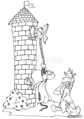 Rapunzel Im Turm Ausmalbilder
 GamesAgeddon Rapunzel Märchen unfähig Missgeschick