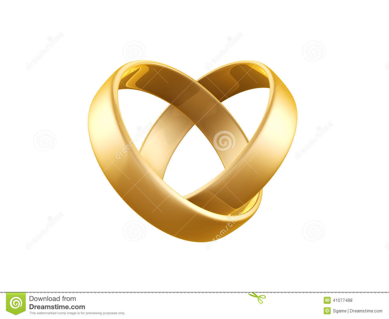 Ring Hochzeit
 Ring Der Goldenen Hochzeit Stock Abbildung Bild