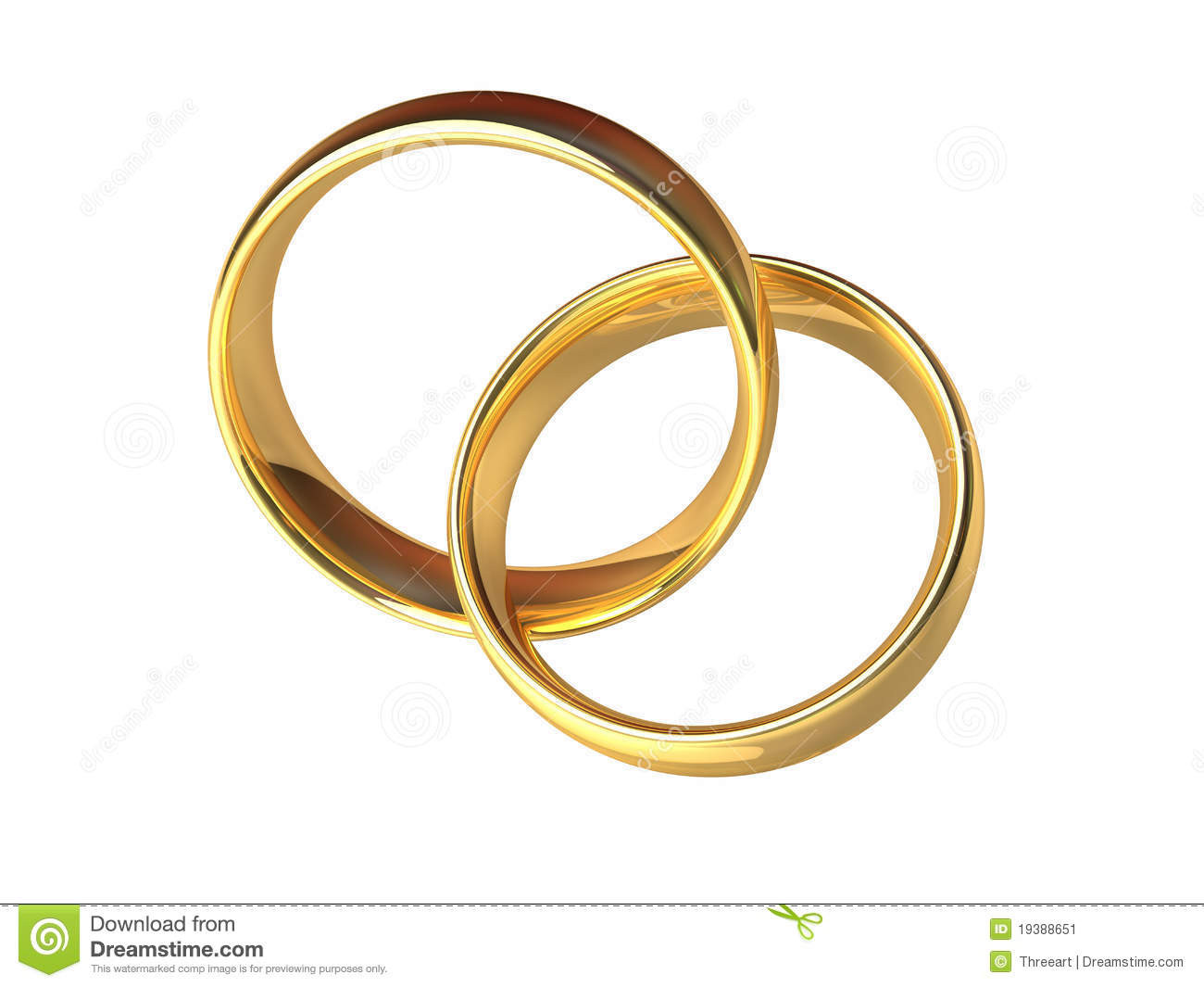 Ringe Hochzeit Zeichnung
 Goldhochzeits Ringe Zusammen Stockbild Bild