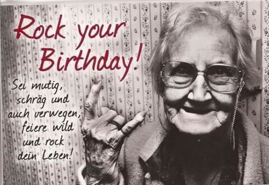 Rockige Geburtstagsbilder
 Rock your Birthday Geburtstag Pinterest