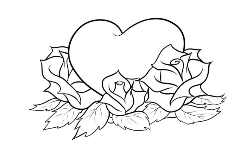 Rosen Ausmalbilder
 Vorlagen zum Ausmalen Malvorlagen Herzen Ausmalbilder 2