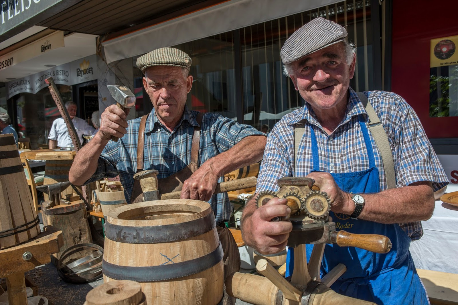 S Handwerk
 Altes Handwerk u erlebt Juli 2015