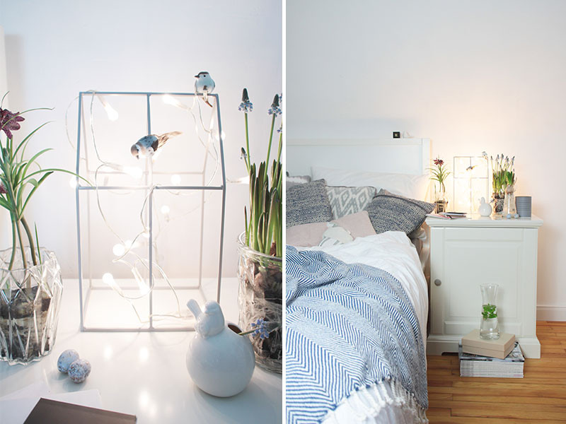 Schlafzimmer Diy
 Frühlingsdeko im Schlafzimmer & DIY Kissenbezug