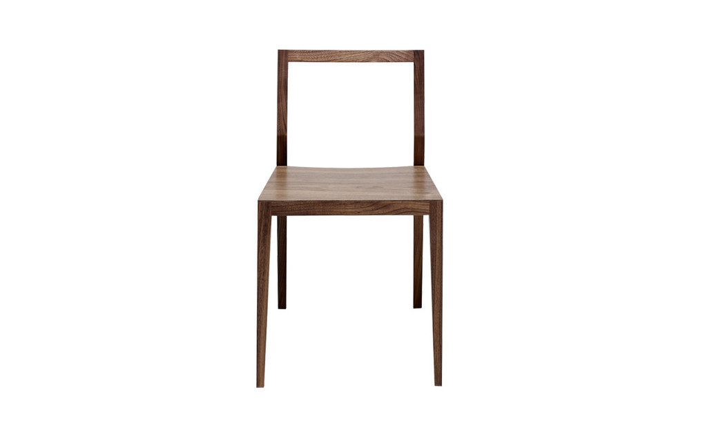 Schlafzimmer Stuhl
 Minimalistischer Stuhl aus Nussbaum Mint Furniture