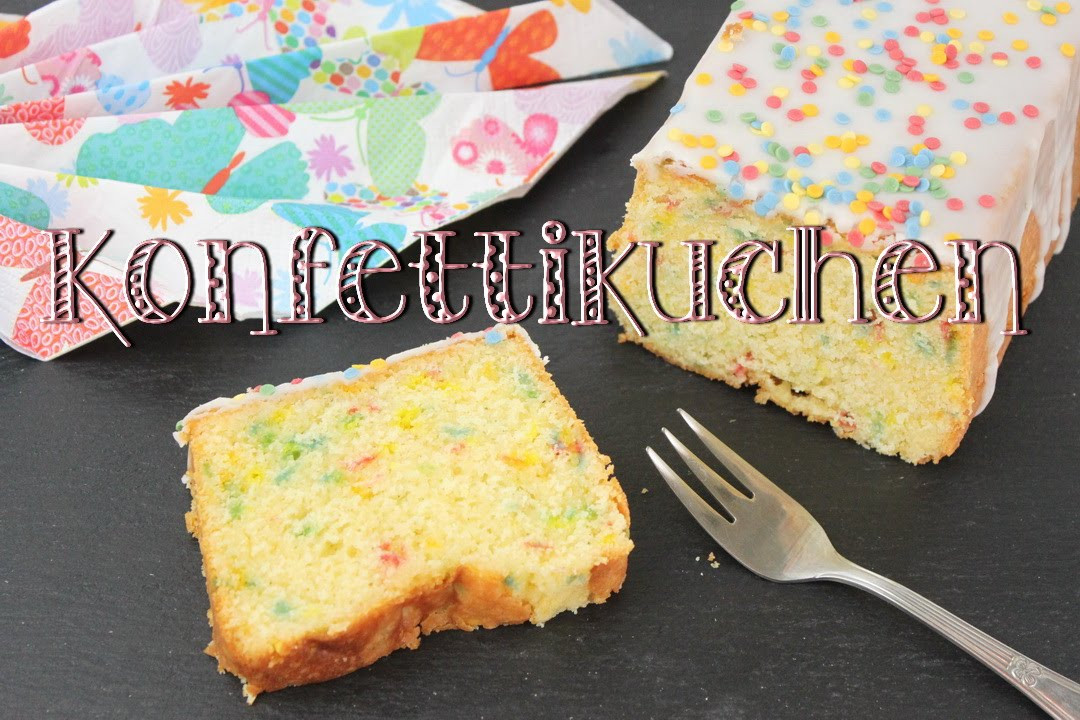 Schnelle Geburtstagskuchen
 Saftiger Zitronenkuchen Rezept Konfetti Kuchen