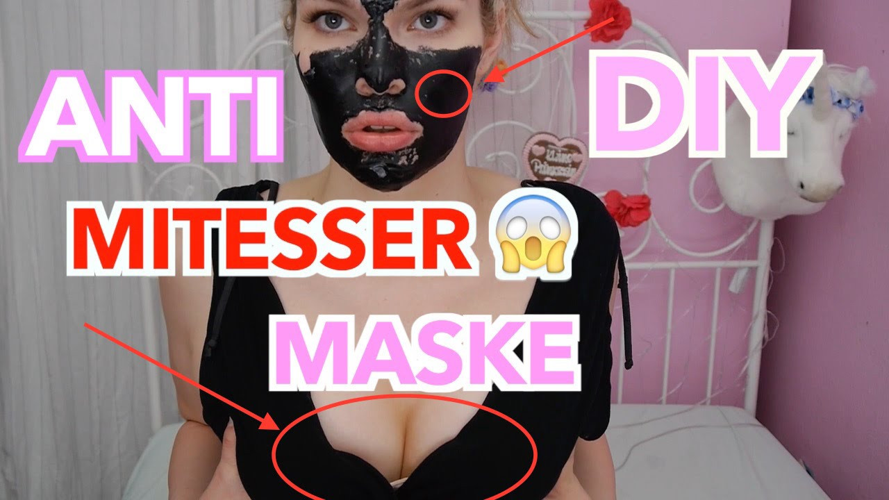 Schwarze Maske Diy
 DIY anti MITESSER MASKE OHNE KLEBER Kim Nala