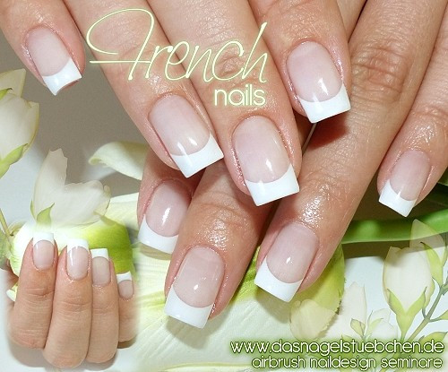 Seminar Nageldesign
 french weiß Das Nagelstübchen Ihr Nagelstudio für Bad