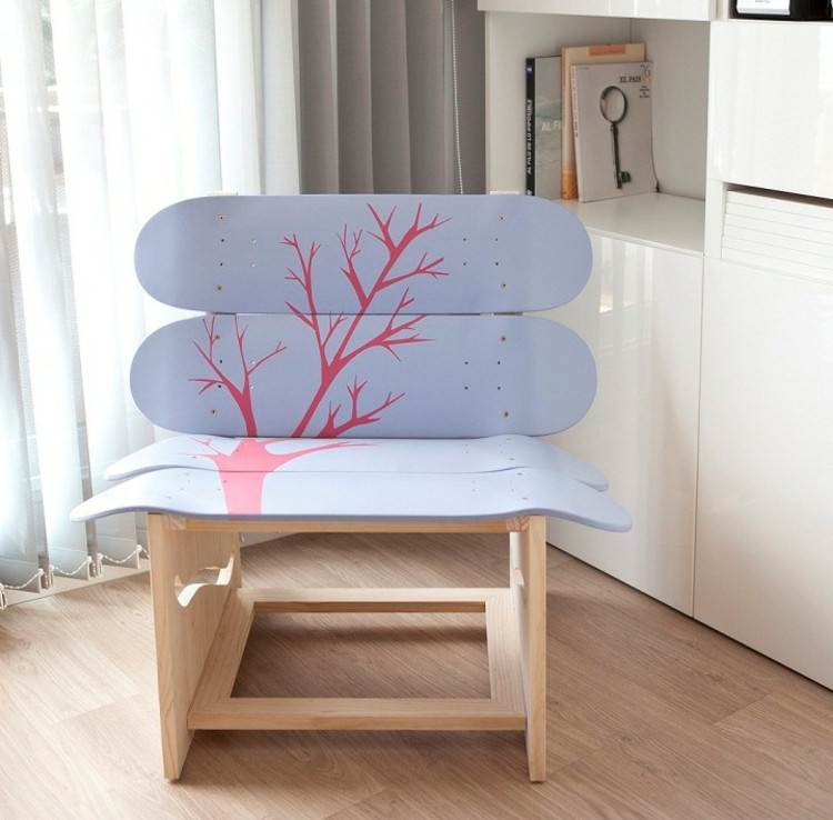 Sessel Diy
 DIY Möbel aus Skateboards bauen spannende Projekte