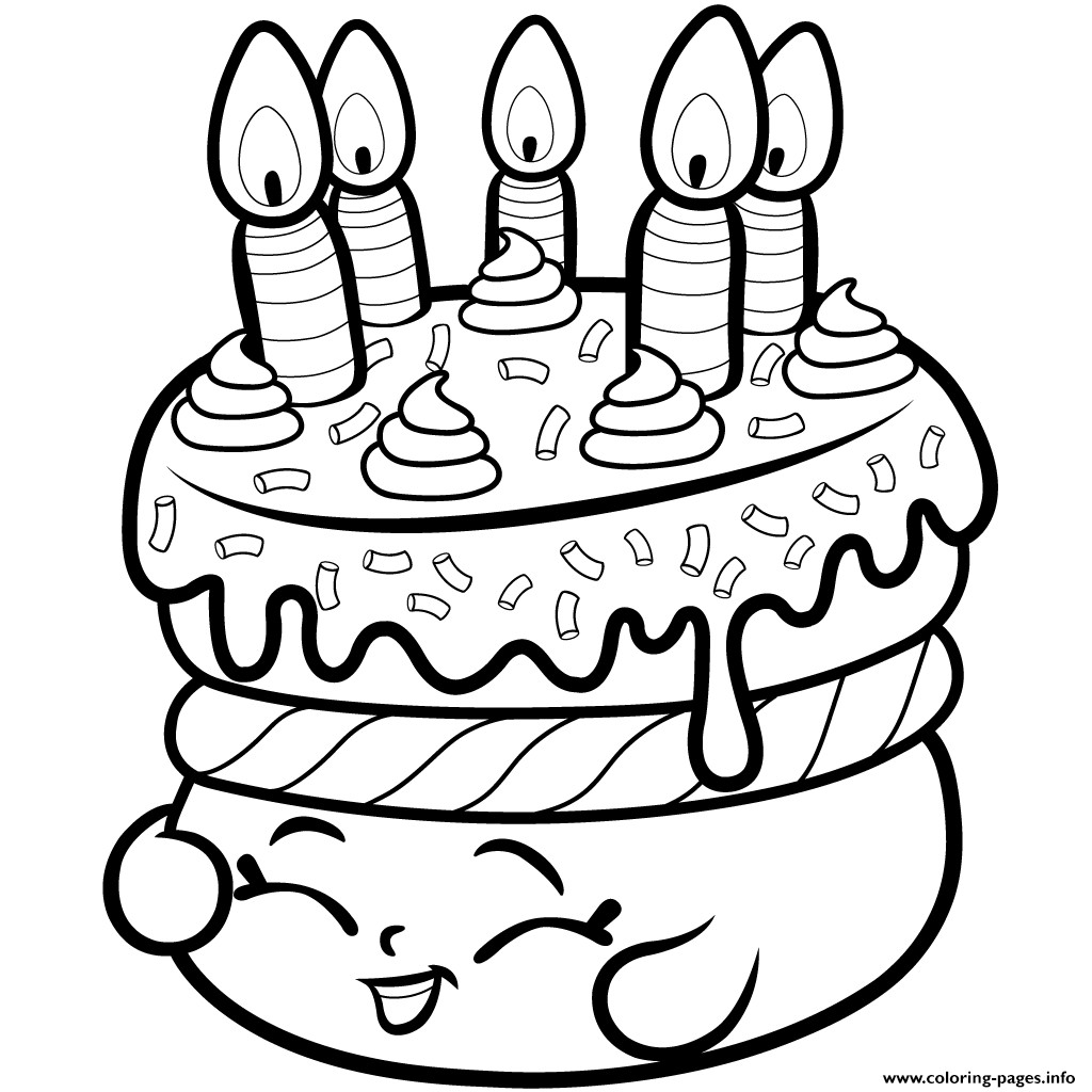 Shopkins Ausmalbilder
 Print Cake Wishes shopkins season 1 from coloring pages