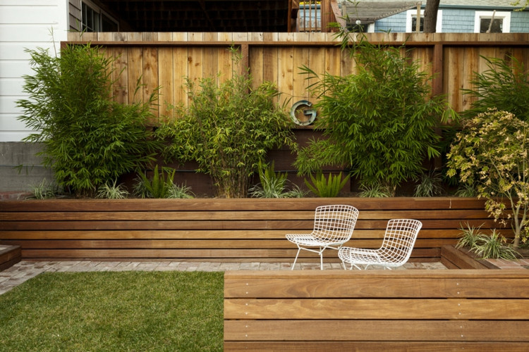 Sichtschutz Diy
 Bambus im Garten – DIY Sichtschutz für Terrasse