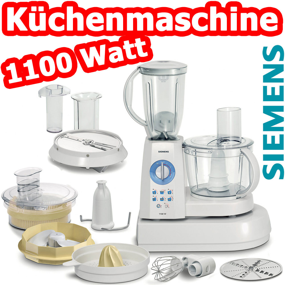 Siemens Küchenmaschine
 SIEMENS 1100 WATT PROFI KÜCHENMASCHINE MIXER