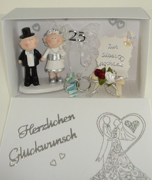 Silberhochzeit Geschenke Ideen
 Geldgeschenk zur Silberhochzeit von A Z Bastelshop auf