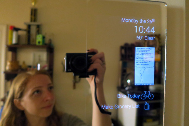 Smart Mirror Diy
 Turning an old tablet into an Android powered smart mirror