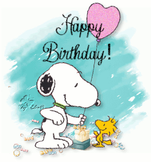 Snoopy Geburtstagsbilder
 Animated Snoopy Happy Birthday Quote s and
