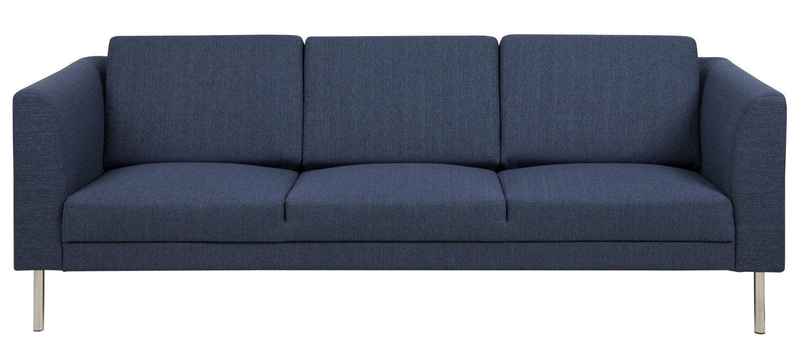 Sofa Blau
 PKline Sofa in blau 3 Sitzer Couch Zweisitzer Möbel