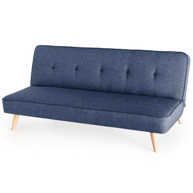 Sofa Blau
 Sofa Skoopa blau aufklappbar