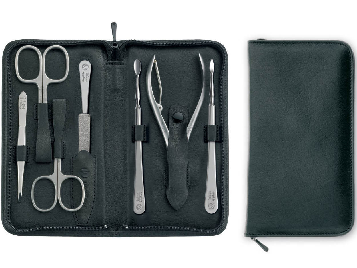 Solingen Maniküre Set
 Niegeloh Topinox Nevada Zip XL Manicure Set 7 Pcs