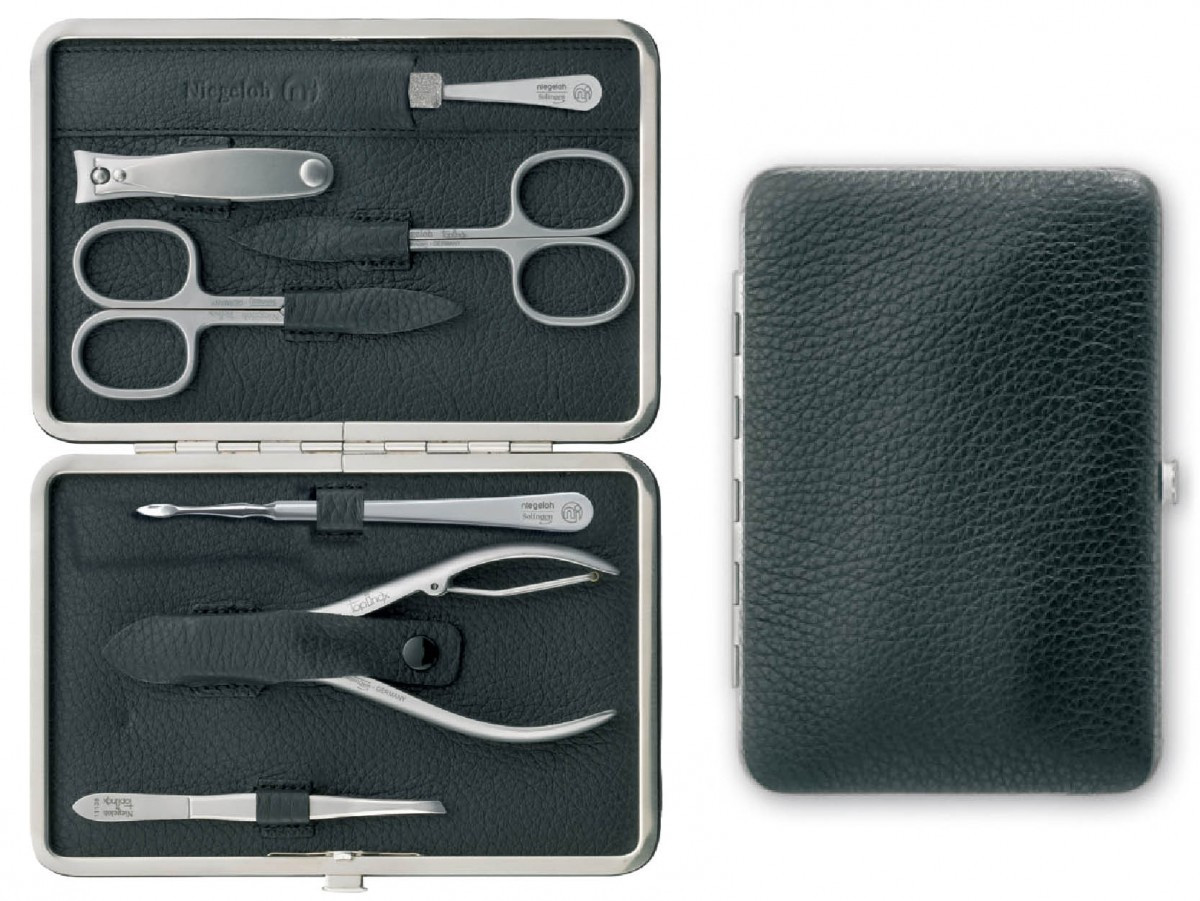 Solingen Maniküre Set
 Niegeloh Topinox Capri XL Solingen Manicure Set 7 Pcs