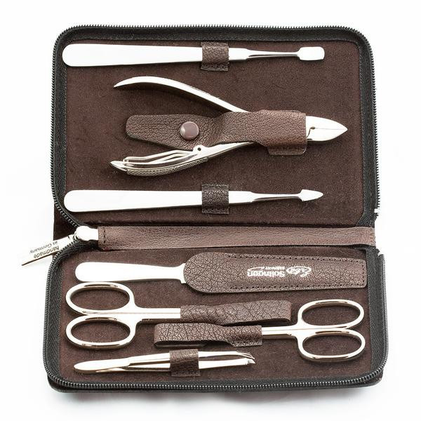 Solingen Maniküre Set
 Erbe Solingen 7 Piece Manicure Set Water Buffalo Leather