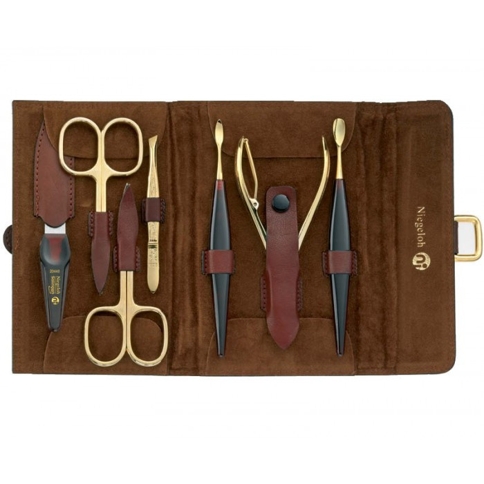 Solingen Maniküre Set
 Niegeloh Solingen Alamo XL Leather Manicure Set Mens