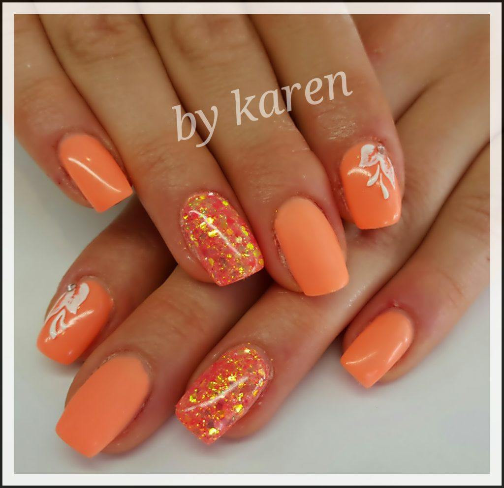 Sommer Nageldesign
 Nageldesign Sommer Glitzer