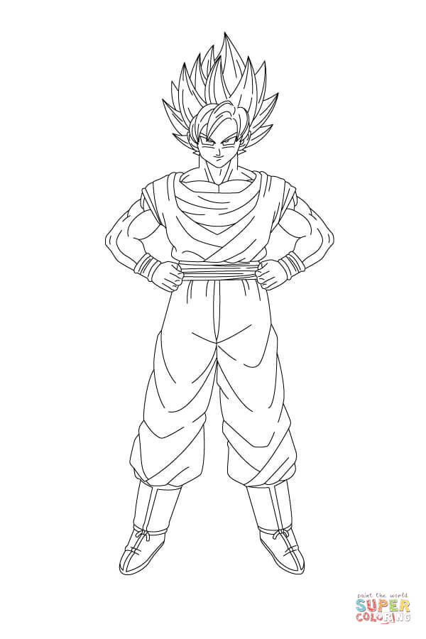 Son Goku Ausmalbilder
 Ausmalbild Son Goku