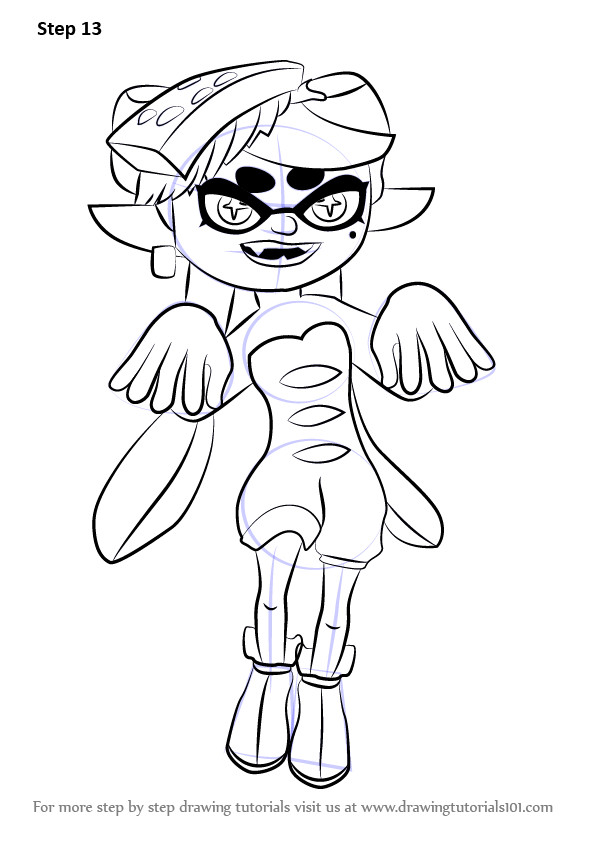 Splatoon Ausmalbilder
 Learn How to Draw Callie from Splatoon Splatoon Step by