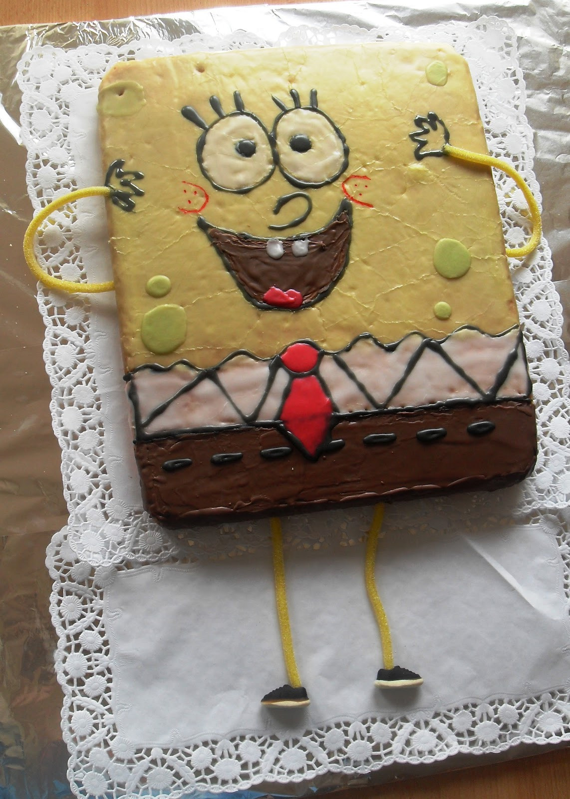 Spongebob Kuchen
 Sanna´s Hexenküche Spongebob Kuchen zum Kindergeburtstag