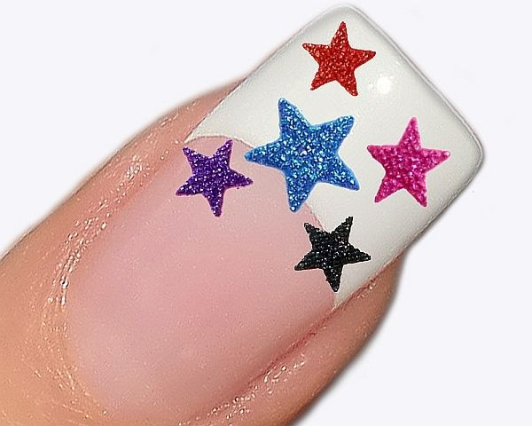 Sticker Für Nageldesign
 Nailart Glitter Sticker Aufkleber für Nageldesign Sterne