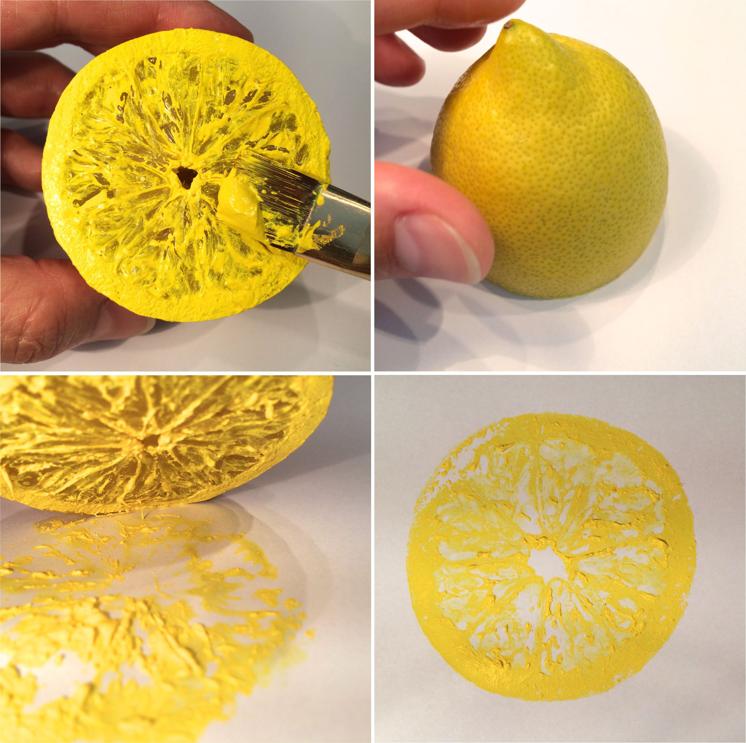 Stoff Bedrucken Diy
 DIY Mit Limetten und Zitronen Papier oder Stoff