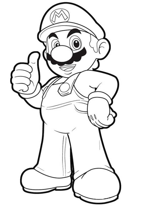 Super Mario Ausmalbilder
 Ausmalbilder kostenlos Mario 3
