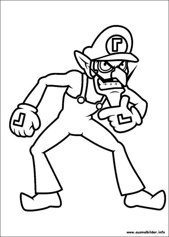Super Mario Ausmalbilder
 Super Mario Bros malvorlagen